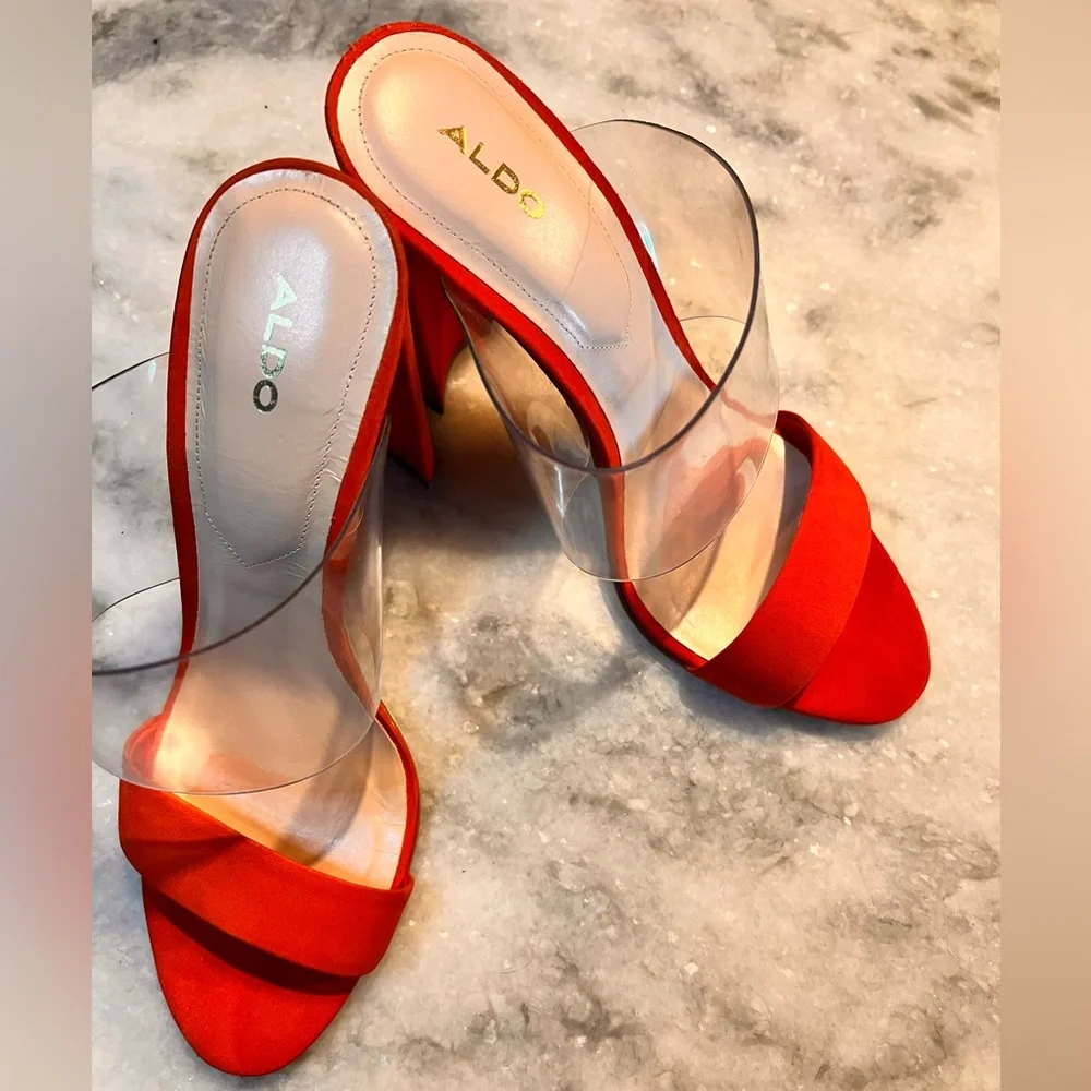 Aldo Burnt Orange Heel - Picture 8 of 8